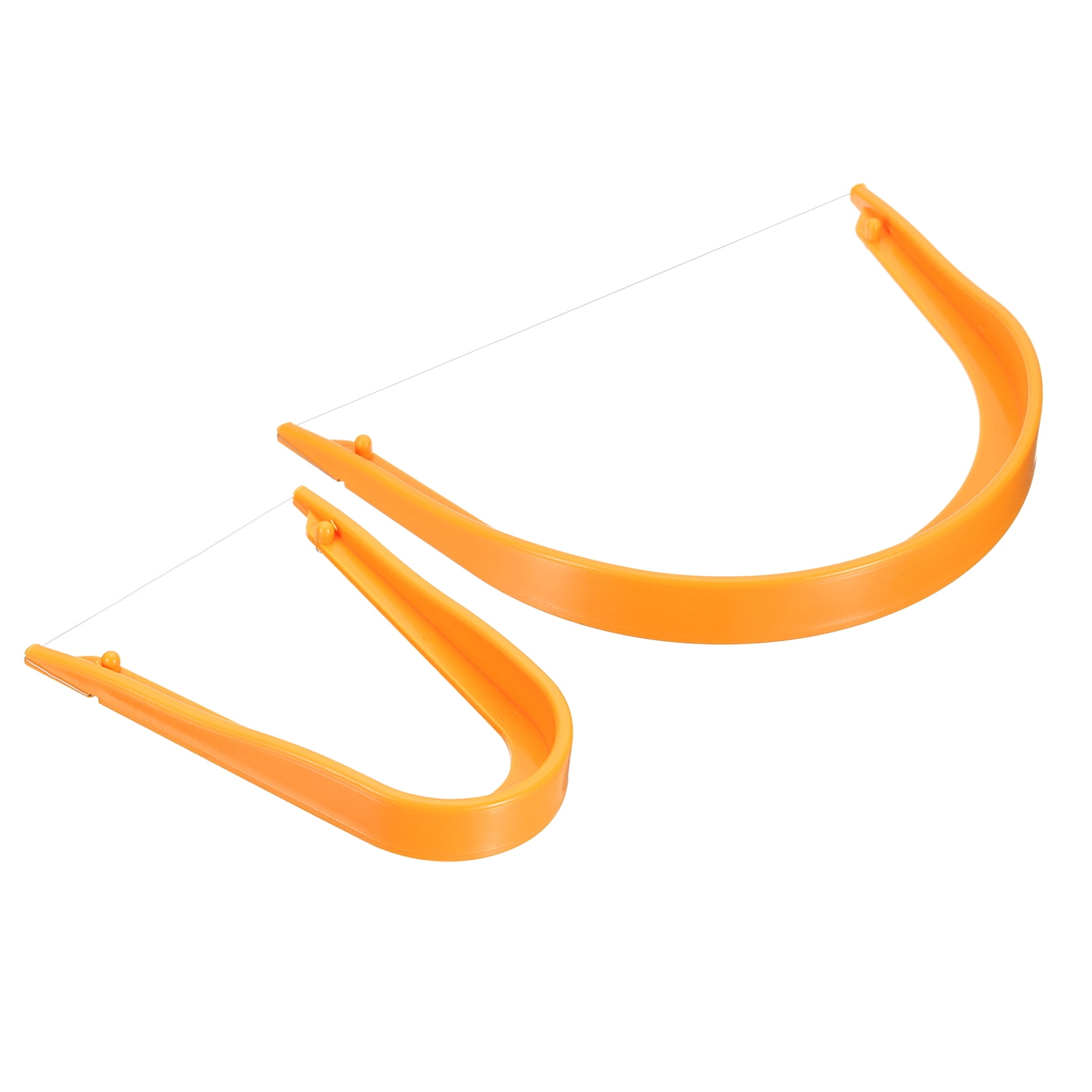 Uxcell 2pcs Clay Mud Cutting Wire 7.87/3.35" Wire Clay Cutter Pottery Slicer Cutting Tools Plastic Clay Sculpting Tools for Pottery Ceramic Sculpting Trimming