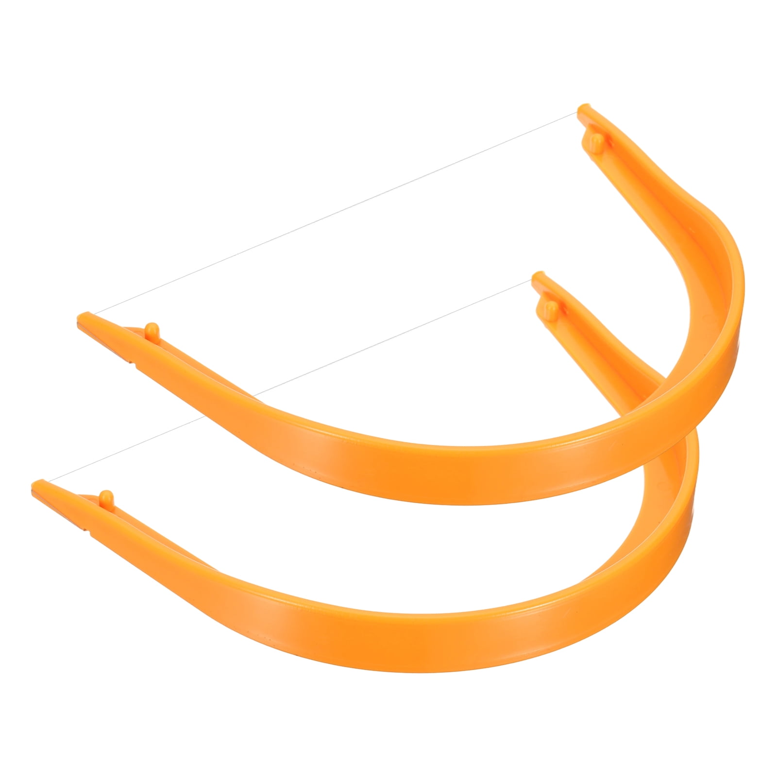 Uxcell 2pcs Clay Mud Cutting Wire 7.87" Wire Clay Cutter Pottery Slicer Cutting Tools Plastic Clay Sculpting Tools for Pottery Ceramic Sculpting Trimming