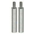 thumbnail image 1 of Uxcell 2pcs Dial Digital Indicator Extension Stem Rod 20mm Length 4.5mm Diameter M2.5 Thread High Speed Steel, 1 of 5
