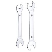Uxcell 2pcs Double Open End Thin Wrench 10 11/12 13mm Metric U-Shaped Spanner