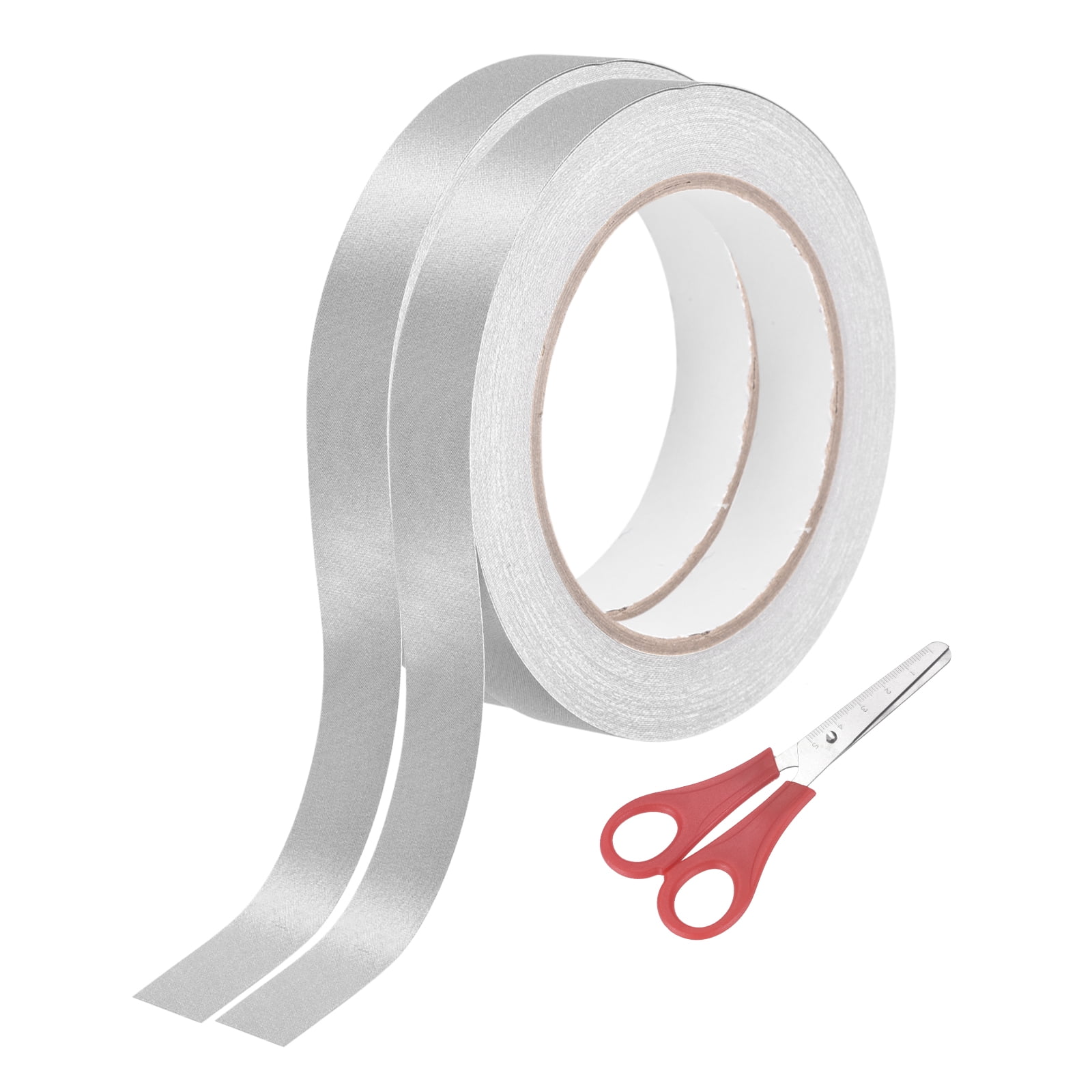 Uxcell 2pcs Faraday Fabric Tape (0.8" x 65 ft x 0.1mm) Double Conductive High Temp Cloth Tape for Electrical Connection EMI Shielding Wire Harness Wrap ESD Grounding Display Repair