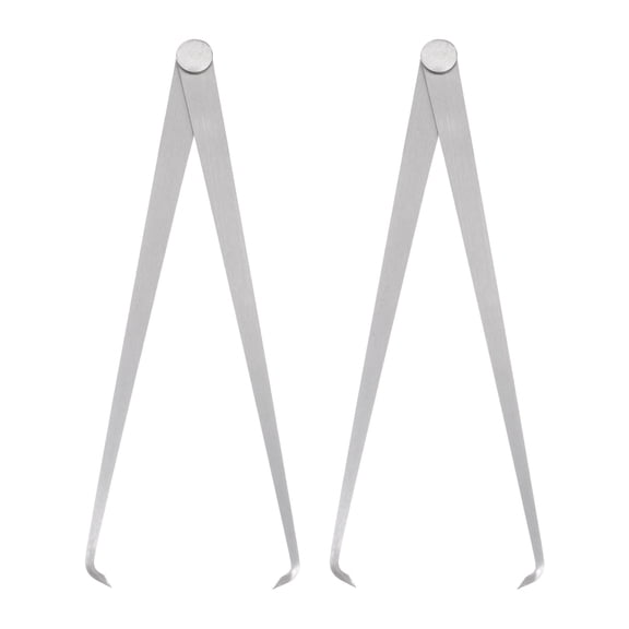 Uxcell 2pcs Firm Joint Inside Caliper 250mm 10 Inch Tool Steel Measurement Tool