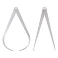 thumbnail image 1 of Uxcell 2pcs Firm Joint Inside/Outside Caliper 200mm 8 Inch Tool Steel Measurement Tool, 1 of 7