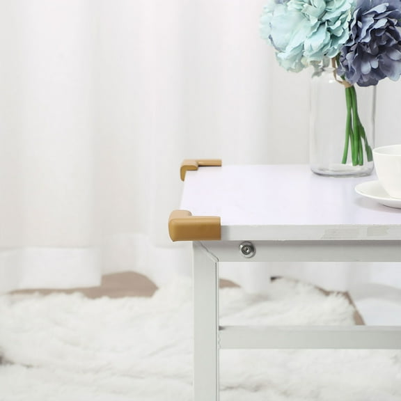 Uxcell 2pcs Foam Corner Cushion Guard  Roll Bumper Protector Light Brown