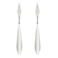 thumbnail image 1 of Uxcell 2pcs HM#2 Palette Knife 15mm Width Stainless Steel Spatula Painting Pallet Knife with Stainless Steel Handle for Oil Painting Acrylic Canvas Mixing Spreading, 1 of 6