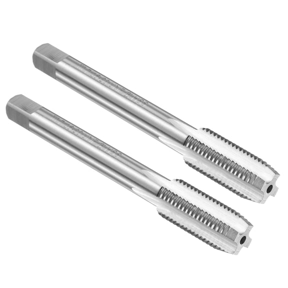 Uxcell 2pcs Hand Bottom Tap 7/16"-20 UNF 2B Left Hand Thread Bottoming Tapping Thread