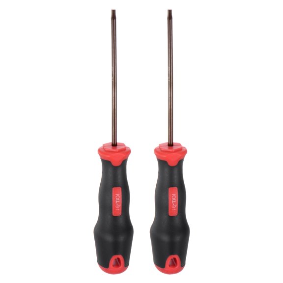 Uxcell 2pcs Hex Magnetic Wrench Screwdriver H3x100mm Hex Key Metric Driver with 100mm Handle for General Repair