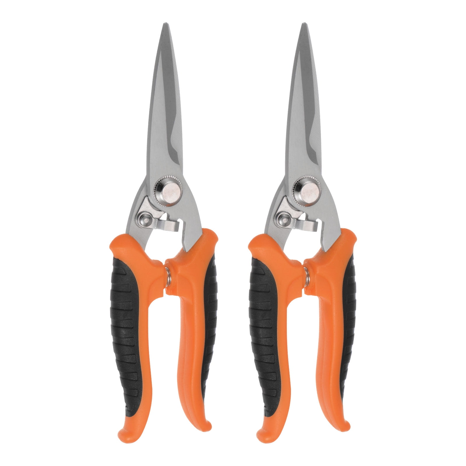 Uxcell 2pcs Industrial Scissors 8 Inch Stainless Steel Shears Blades ...