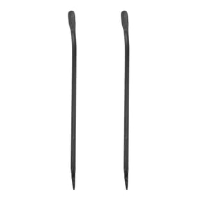 Uxcell 2pcs Line-Up Pry Bar 17" Length 0.6" Rod Dia Hexagonal Steel Crowbar Sleever Bar