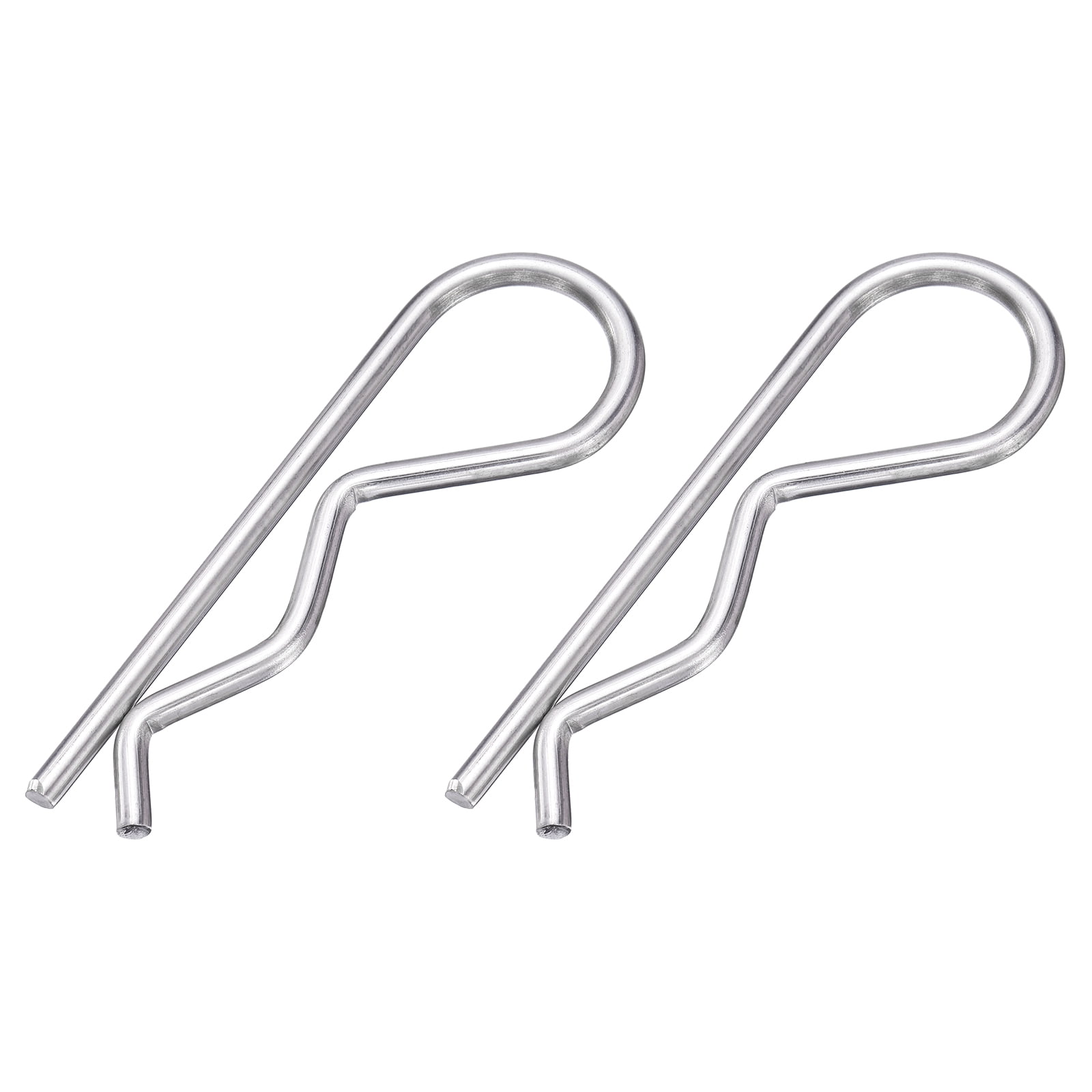 Home Hardware R Clips Uxcell 2pcs M4 x 90mm Cotter Pins Heavy Duty R Clips Hitch Pin Clip ...