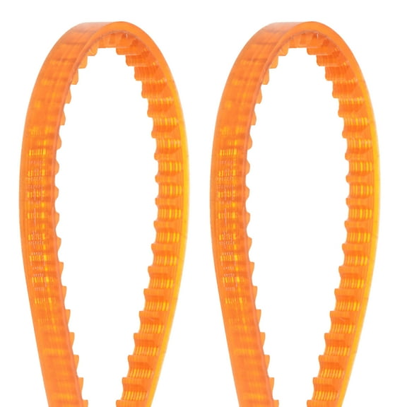 Uxcell 2pcs MB Series Standard Sewing Machine Belts MB400 Motor Triangle V-Belt with Single Tooth
