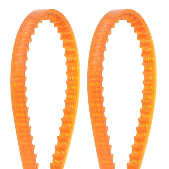 Uxcell 2pcs MB Series Standard Sewing Machine Belts MB445 Motor Triangle V-Belt with Single Tooth