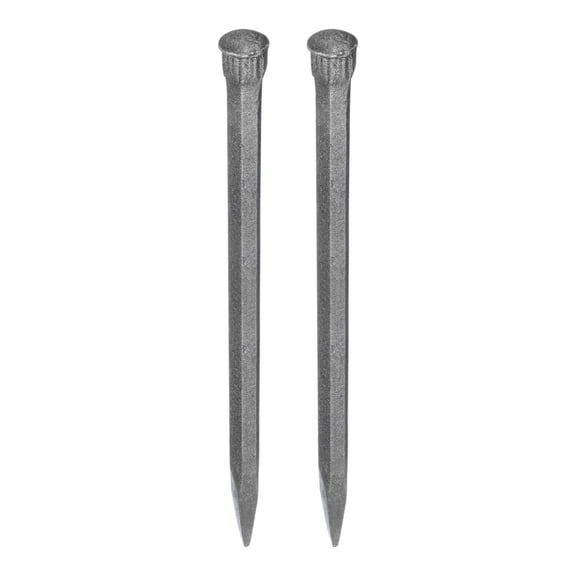 Uxcell 2pcs Masonry Chisel for Rock 14.8 Inch Flat End High-Carbon Steel Rock Concrete Mortar Stone Chisel Brick Chisel