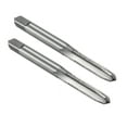 thumbnail image 1 of Uxcell 2pcs Metric M6 x 1 H2 High Speed Steel Straight Flutes Metric Machine Screw Thread Tap, 1 of 5