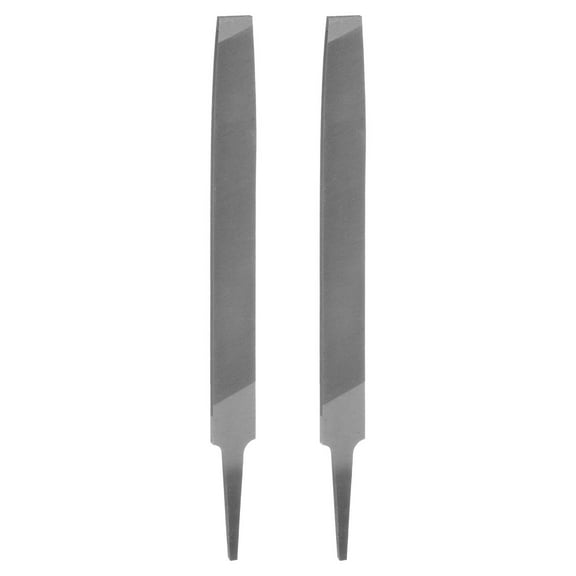 Uxcell 2pcs Mill File 6 Inch 3.3mm Carbon Steel Single Cut Flat Hand Rasp File for Deburring and Removing Material