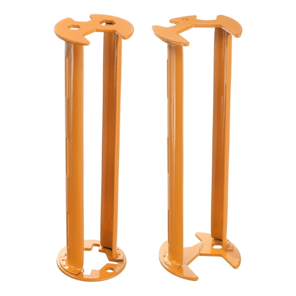 Uxcell 2pcs Multifunctional Sink Wrench Two-Shaft Design Maintenance Installation Removal Tools Aluminum Wrench for Tight Spaces Bathroom 5/6-bayonet Style, Yellow