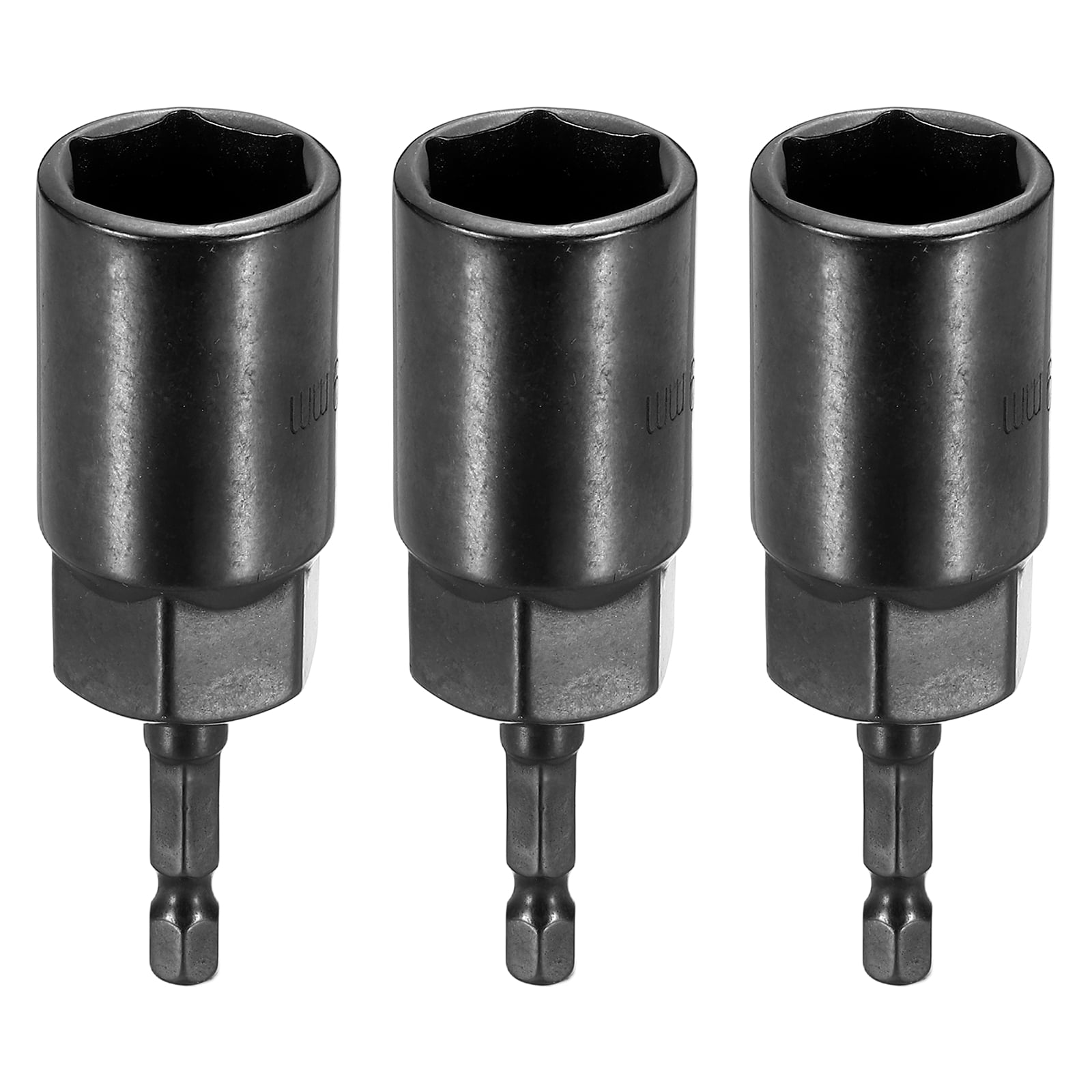 Quick Change Socket Uxcell 3pcs Nut Driver Drill Bit 19mm Metric Socket 1/4