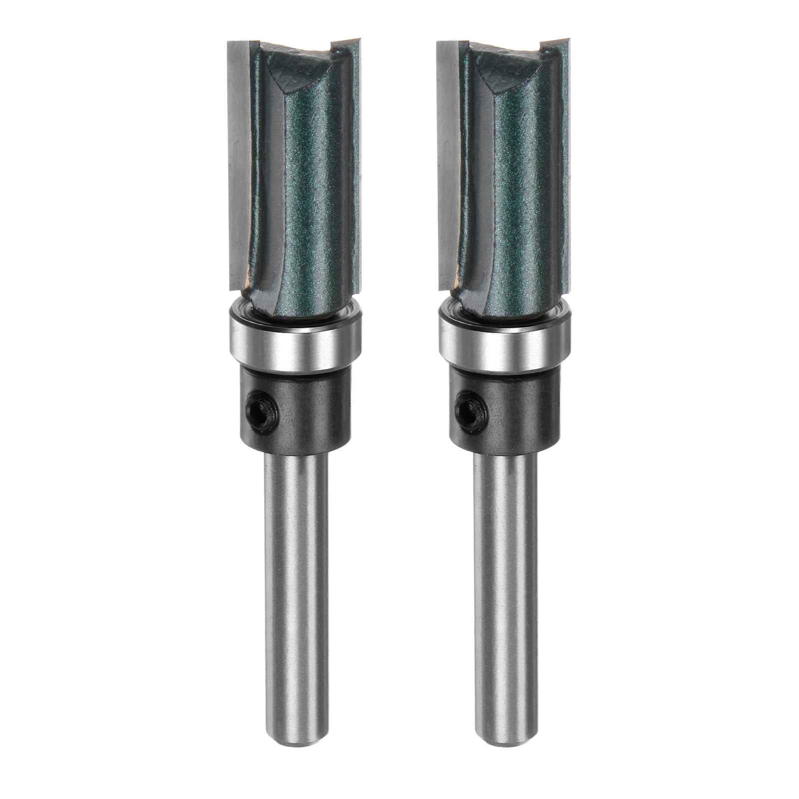 Uxcell 2pcs Pattern Flush Trim Router Bit 1