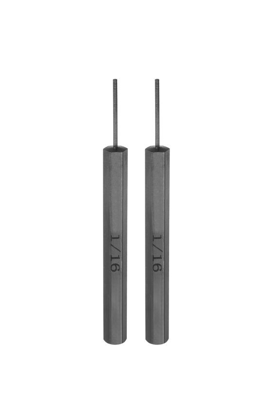 2pcs Pin Punch 1/16" Non-marring Drive Punch Carbon Steel for Watch Repair