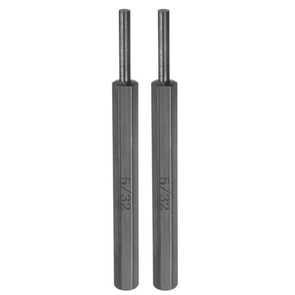 Uxcell 2pcs Pin Punch 5/32" Non-marring Drive Punch Carbon Steel for Watch Repair