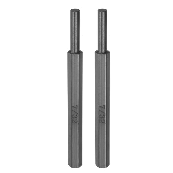 Uxcell 2pcs Pin Punch 7/32" Non-marring Drive Punch Carbon Steel for Watch Repair