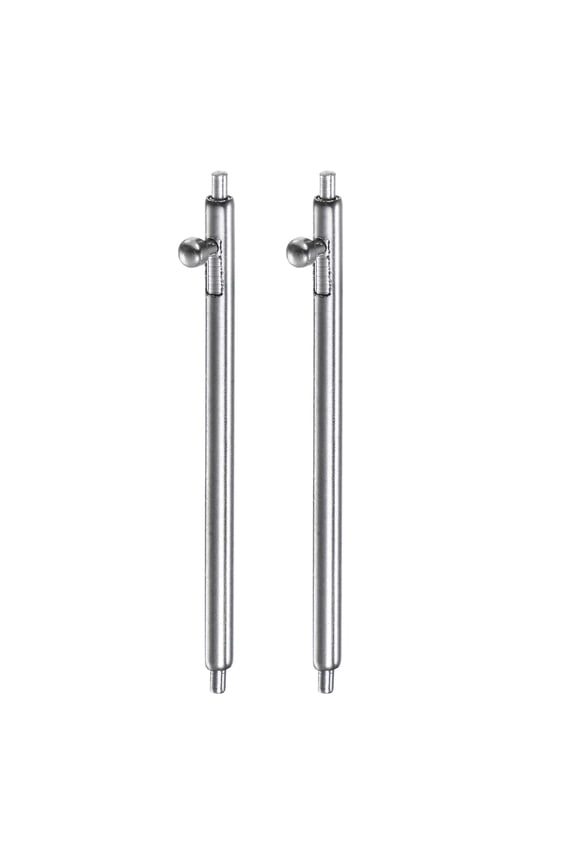 2pcs Quick Release Spring Bar 1.5mm Diameter 24mm Width Stainless Steel Watch Pins for Watch Band Straps
