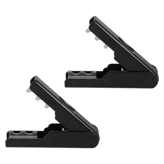 Uxcell 2pcs Rose Thorn Stripper Tool 5.51" Metal Flower Thorn Leaf Remover Flower Stem and Leaf Stripping for Gardening Home Florist Arrangement, Black
