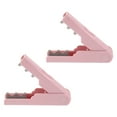 thumbnail image 1 of Uxcell 2pcs Rose Thorn Stripper Tool 5.51" Metal Flower Thorn Leaf Remover Flower Stem and Leaf Stripping for Gardening Home Florist Arrangement, Pink, 1 of 7