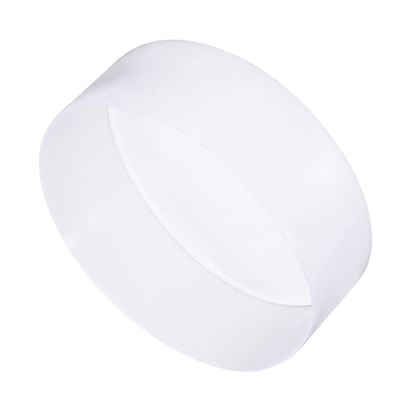 Uxcell 2pcs Rubber End Caps 140mm(5 1/2 Inch) ID x 80mm(3 1/8 Inch) H Vinyl Round Tube Bolt Cap Cover Screw Thread Protectors Clear