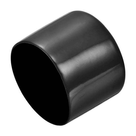 Uxcell 2pcs Rubber End Caps 55mm ID Vinyl Round Tube Bolt Cover Screw Protectors Black