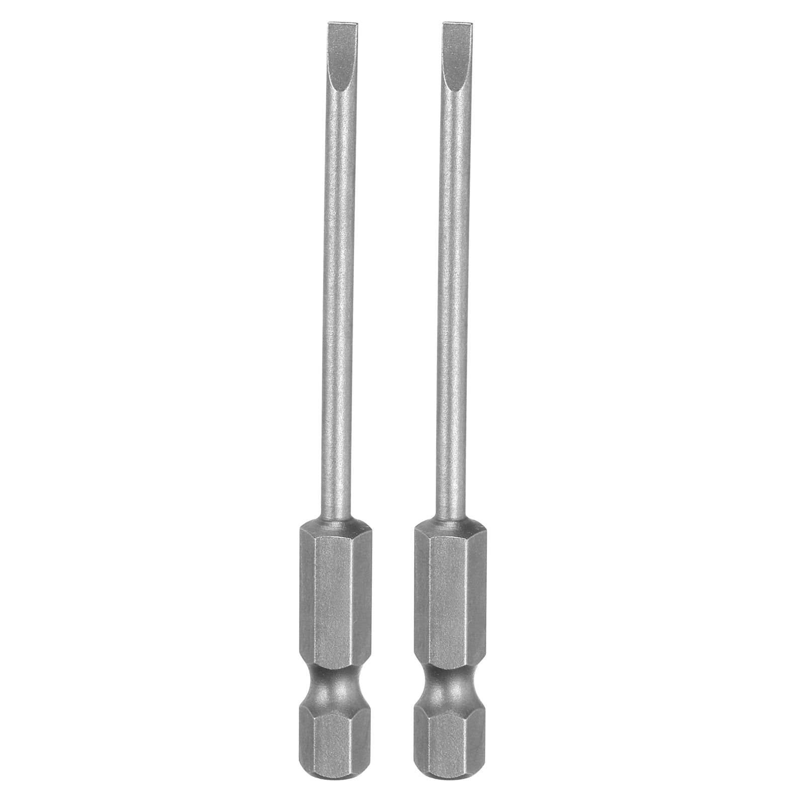 3mm Pin Driver Uxcell 2pcs SL3 Slotted Screwdriver Bits 3mm Slotted Tip 1/4