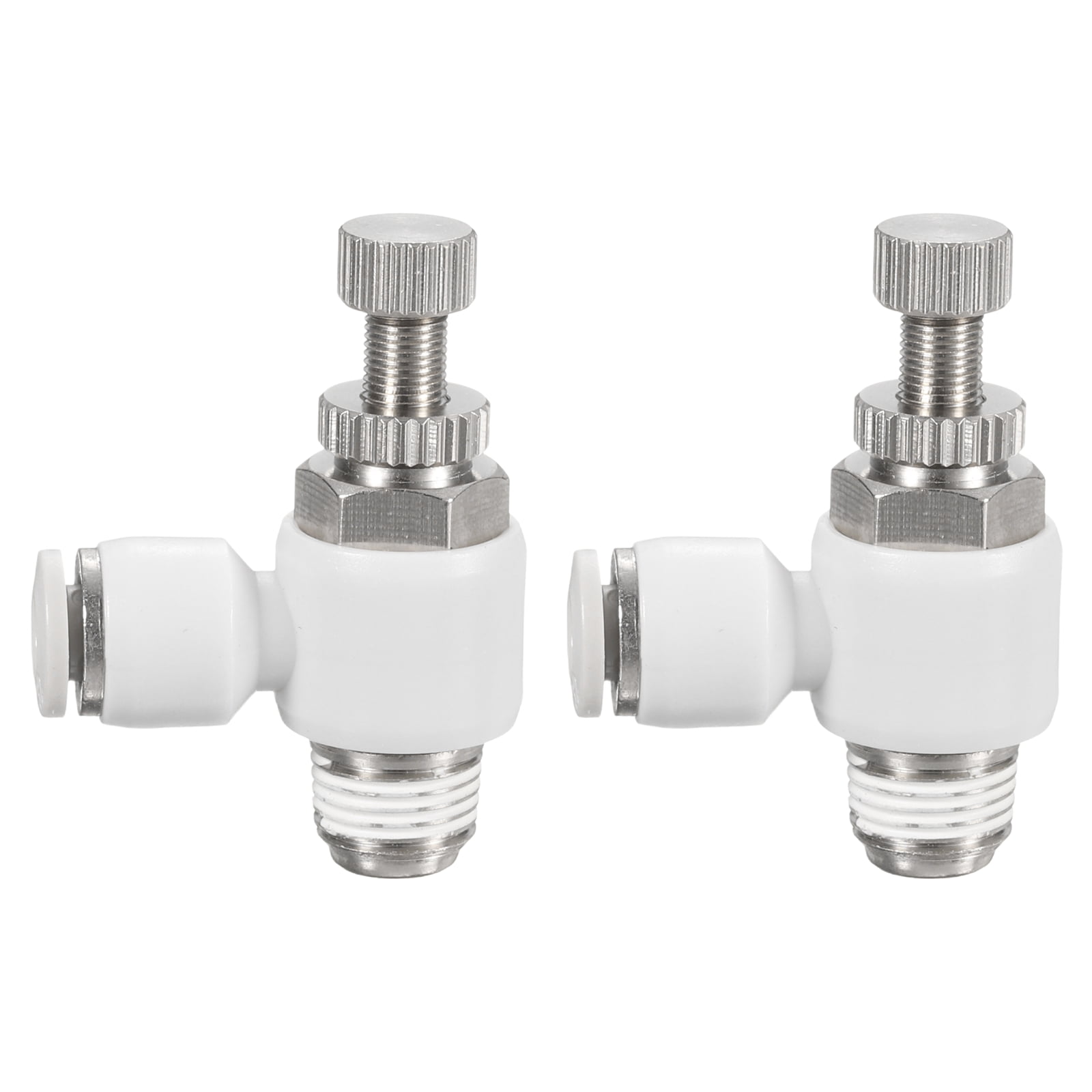 Uxcell 2pcs SL5/32-NPT1/8 Air Flow Control Valve Push to Connect ...