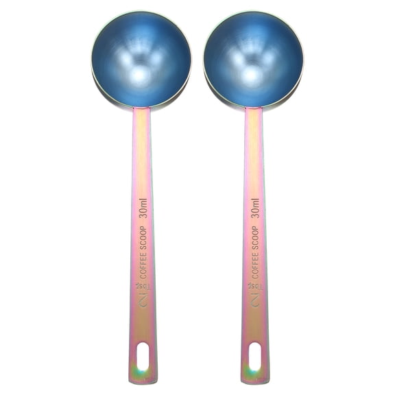 Uxcell 2pcs Single Measuring Spoon 2tbsp (6tsp, 30ml) Stainless Steel Spoon, Multicolor