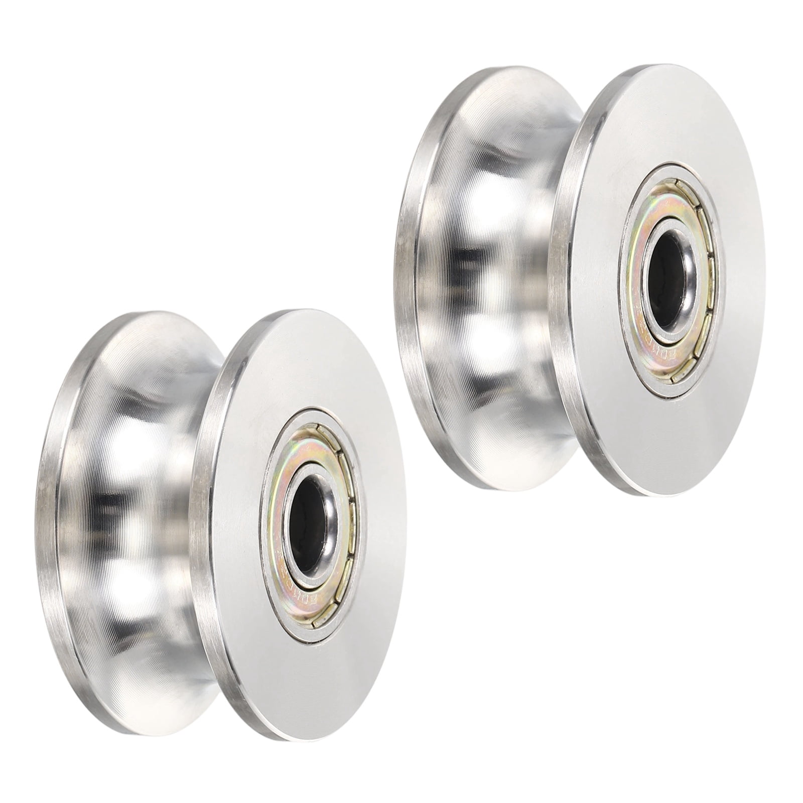 Solid Roller Rods Uxcell 2pcs Sliding Gate Rollers 1.89