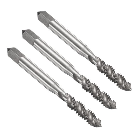 Uxcell 2pcs Spiral Flute Thread Tap 1/4-20 UNC Machine Taps HSS6542 Uncoated
