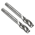 thumbnail image 1 of Uxcell 2pcs Spiral Flute Thread Taps 3/8-16 BSW H2 Machine Threading Tap Bit, Uncoated Screw Tapping Repair Tool, M35 Cobalt High-Speed Steel (M35 HSS-CO), 1 of 6