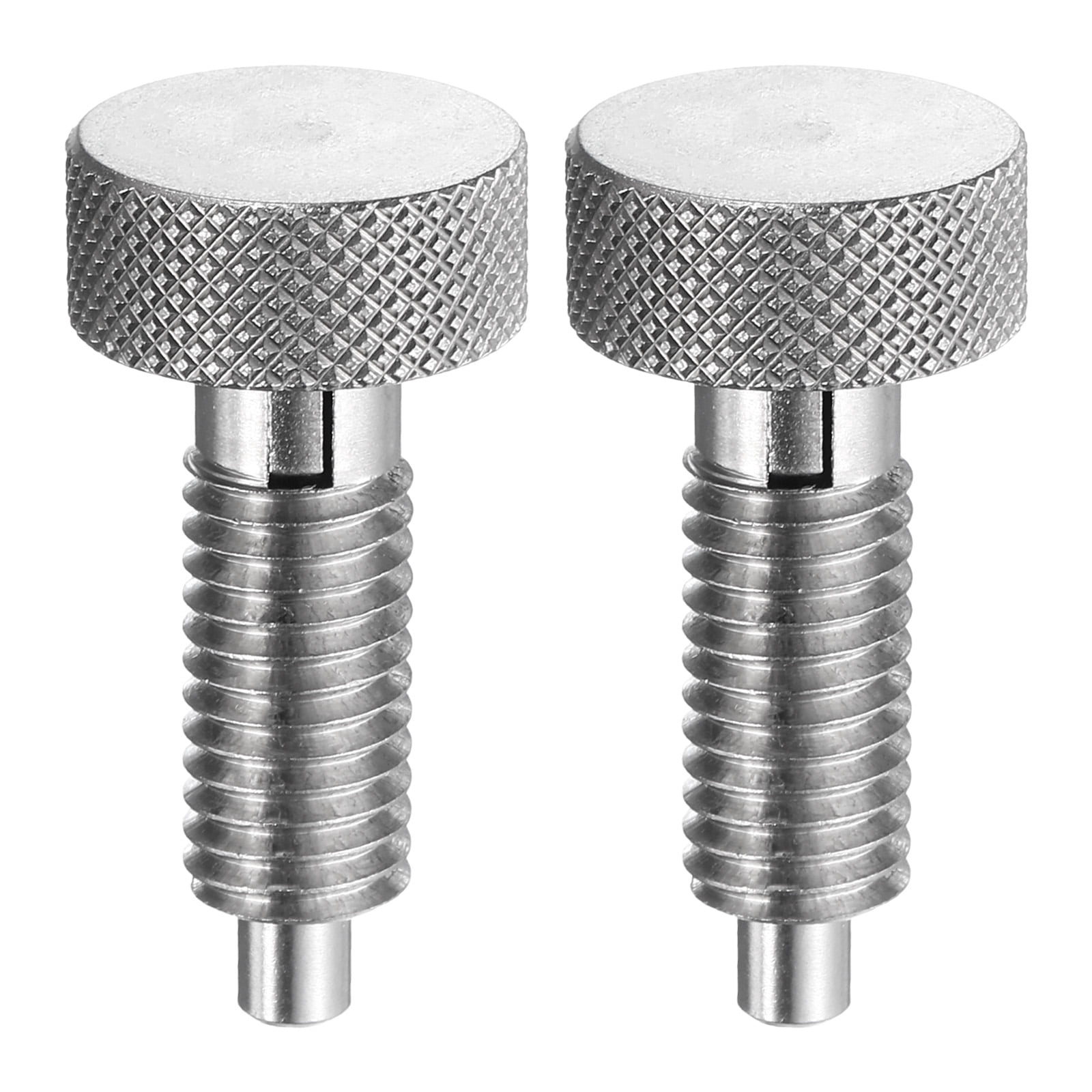 Uxcell 2pcs Spring Plunger with Knurled Handle M10x1.5 Pin Dia.5mm ...