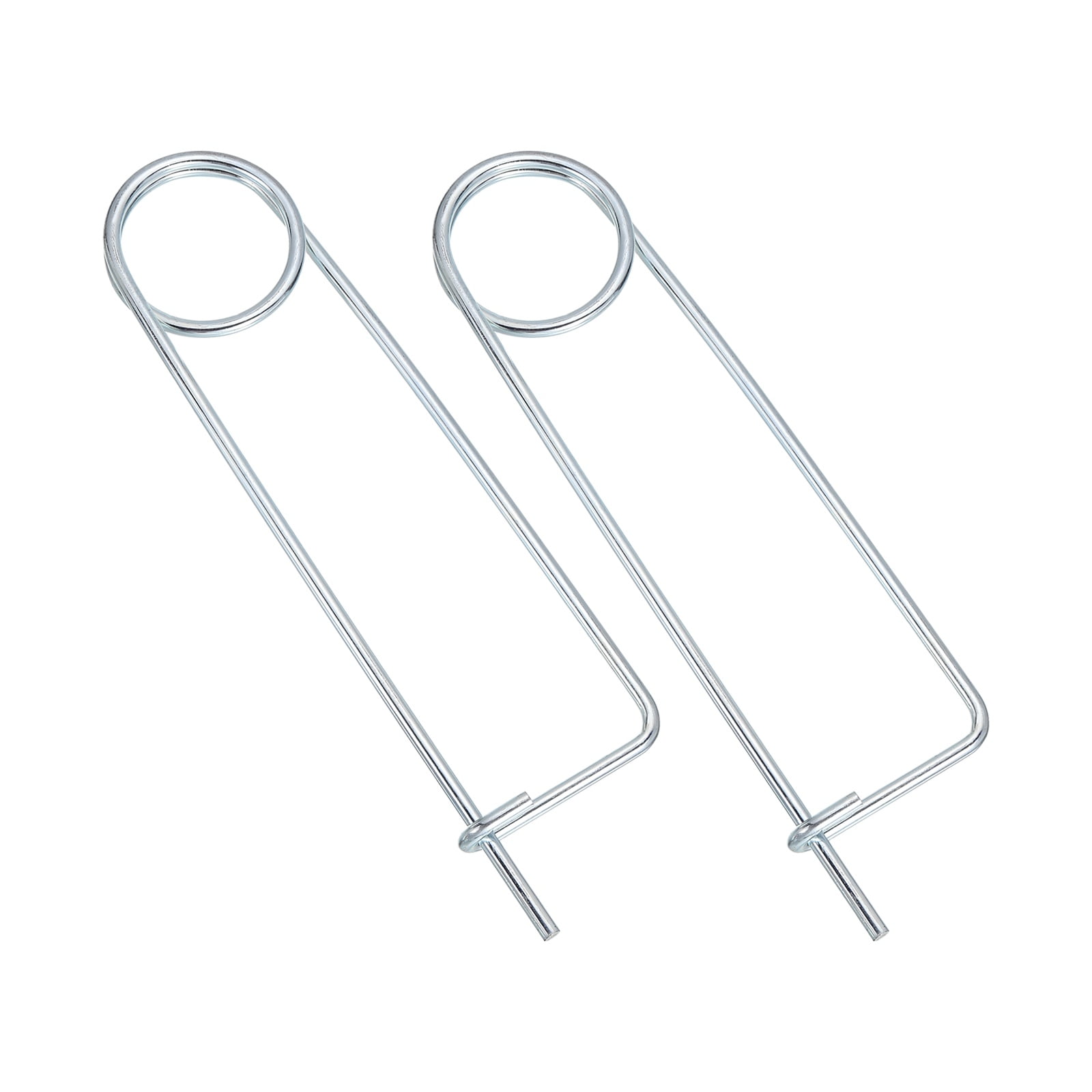 Uxcell 2pcs Steel Cotter Pins, 0.24x11.85 Inch (6x301mm) Brooch Shape ...