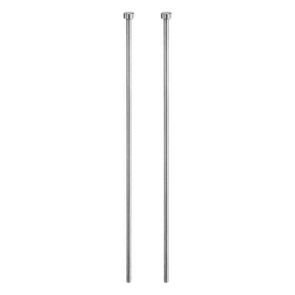 Uxcell 2pcs Straight Ejector Pin 3/16" Dia 250mm (10") Long SKD61 Straight Punch