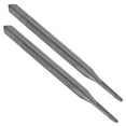 thumbnail image 1 of Uxcell 2pcs Straight Flute Thread Tap M1.2 x 0.25 Nitride Coated Screw Tapping Tool, 1 of 7