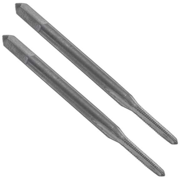 Uxcell 2pcs Straight Flute Thread Tap M1.5 x 0.35 Nitride Coated Screw Tapping Tool