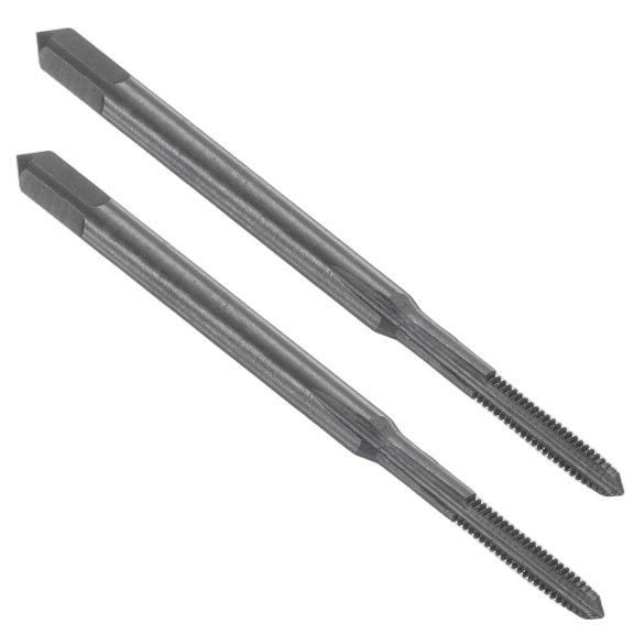 Uxcell 2pcs Straight Flute Thread Tap M2 x 0.4 Nitride Coated Screw Tapping Tool
