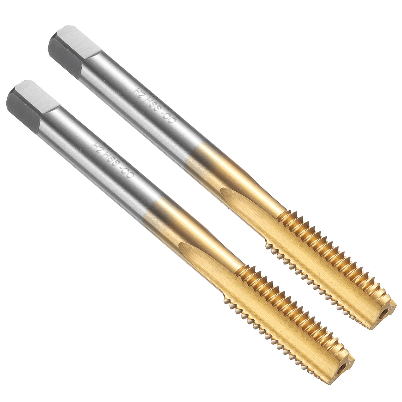 Left. Tap Uxcell 2pcs Straight Flute Thread Tap, M8 x 1.25 Left Hand Metric ...