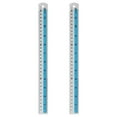 thumbnail image 1 of Uxcell Straight Ruler Metric SAE Aluminum Ruler with Hole for Measure Study Blue 30cm 2, 1 of 7