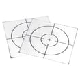 thumbnail image 1 of Uxcell 2pcs Survey Reflector Sheet 100x100mm Self-Adhesive Survey Target Mark Silver, 1 of 6