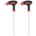 thumbnail image 1 of Uxcell 2pcs T-Handle Hex Key Wrench 2mm Metric 142mm Length Long Arm Cr-V T-Key Inner Hexagon Wrenches Spanner Repair Tools for Automotive Household Maintenance, Red Black, 1 of 7