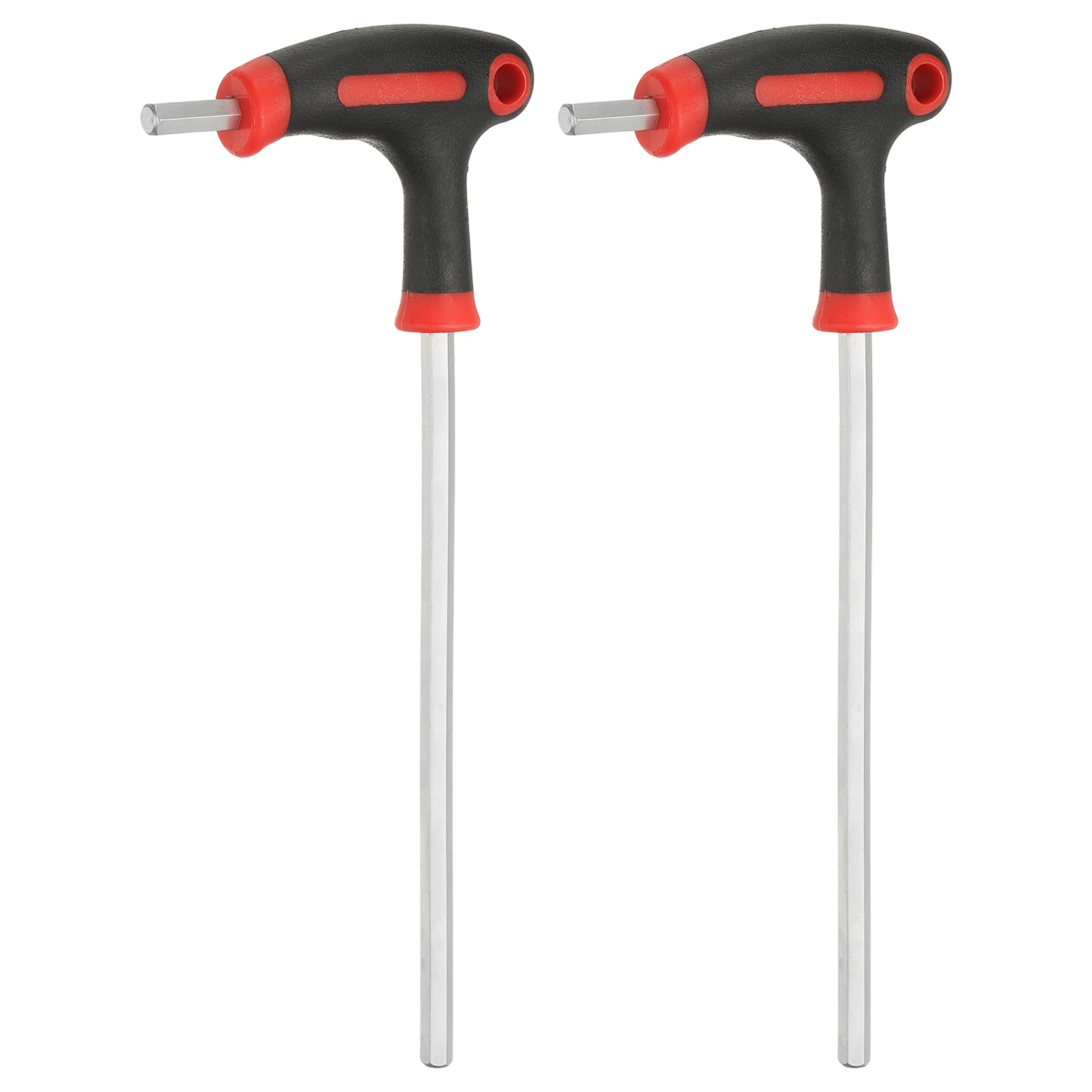 HARFINGTON T-Handle Hex Key Wrench – 6mm Metric, 16.5 Inch Long Arm, Carbon Steel, For Automotive And Household Repairs