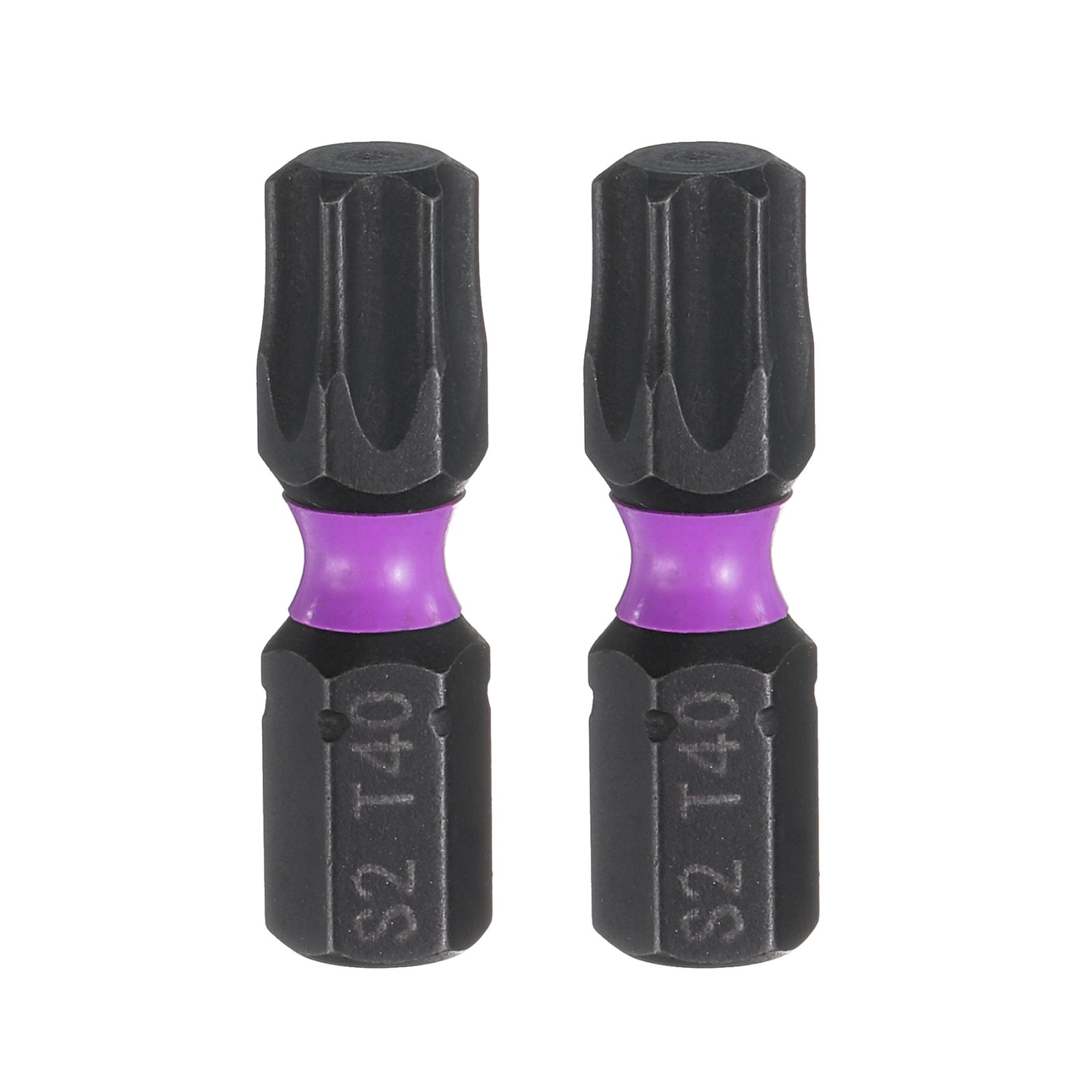 Uxcell 2pcs T40 Torx Screwdriver Bit 1/4