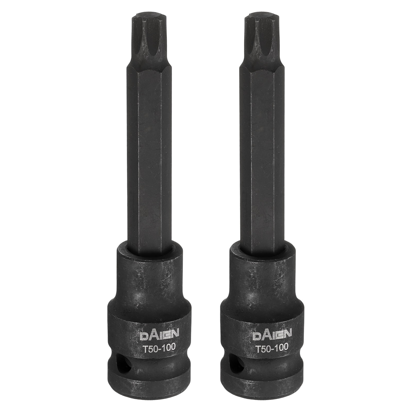 Uxcell 2pcs T50 Torx Bit Socket 100mm/3.94