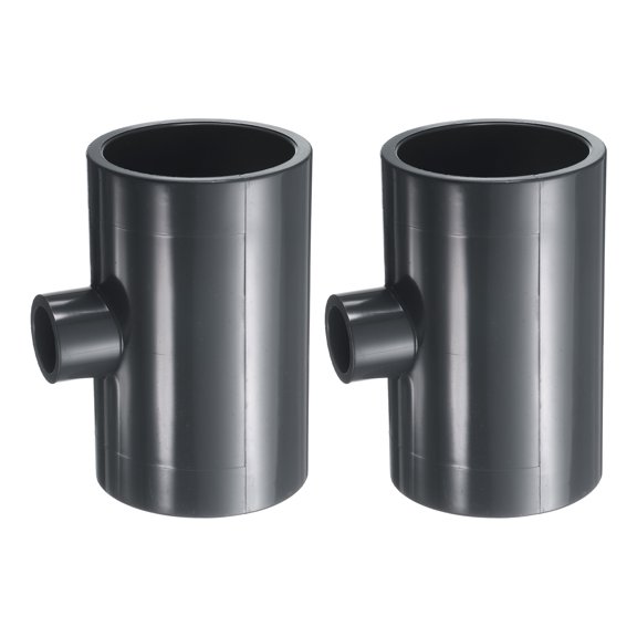 Uxcell 2Pcs Tee Fitting 2 x 1/2" 3 Way Connector Pipe Coupling